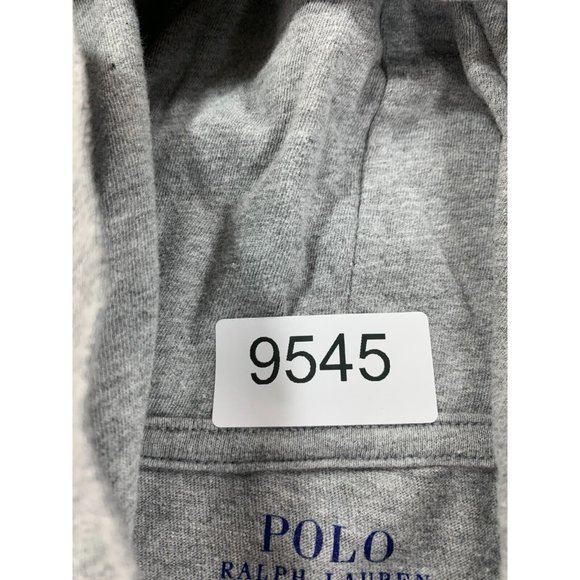 Polar Bear By Ralph Lauren Cotton Hoodie Tee Shirt (Boy's Medium) Gray - Picture 4 of 12